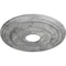 Ekena Millwork Federal Medallion (Canopies up to 8 1/2"), 15 3/8"OD x 3 5/8"ID x 1"P, Ultra Pure White Crackle CM15FEUWC - alternate 3